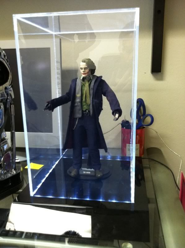 Lighted acrylic display case for Hot Toys figures available NOW